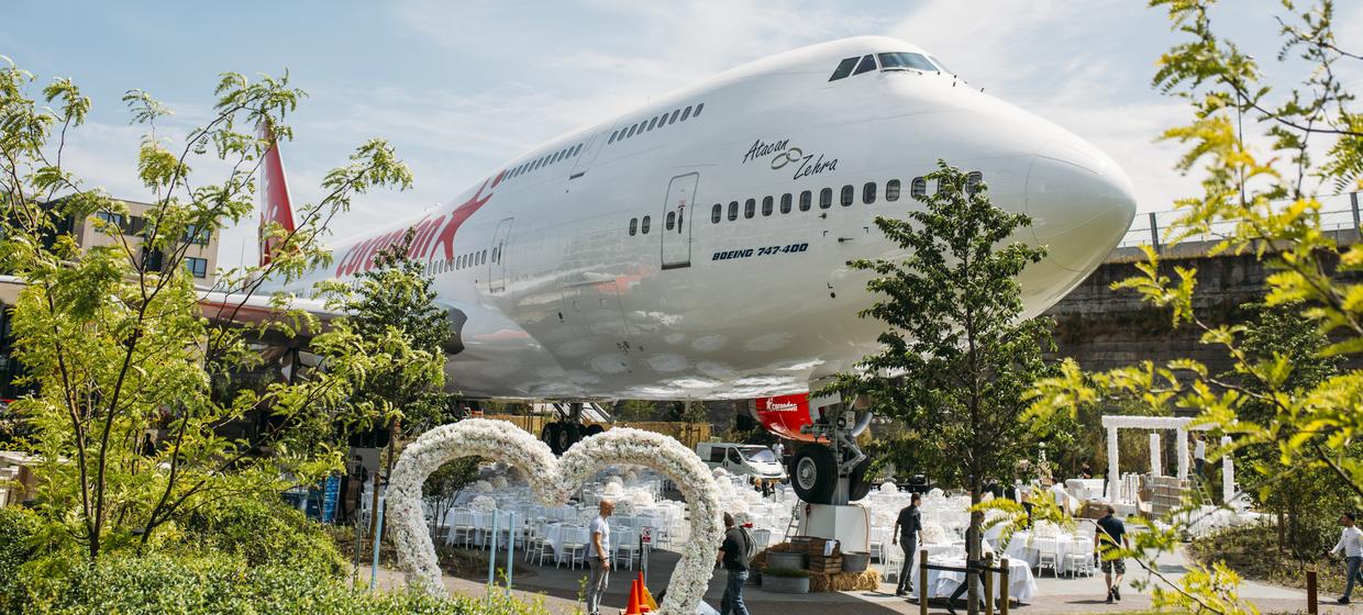 Innovatief Hotel met Boeing 747 19