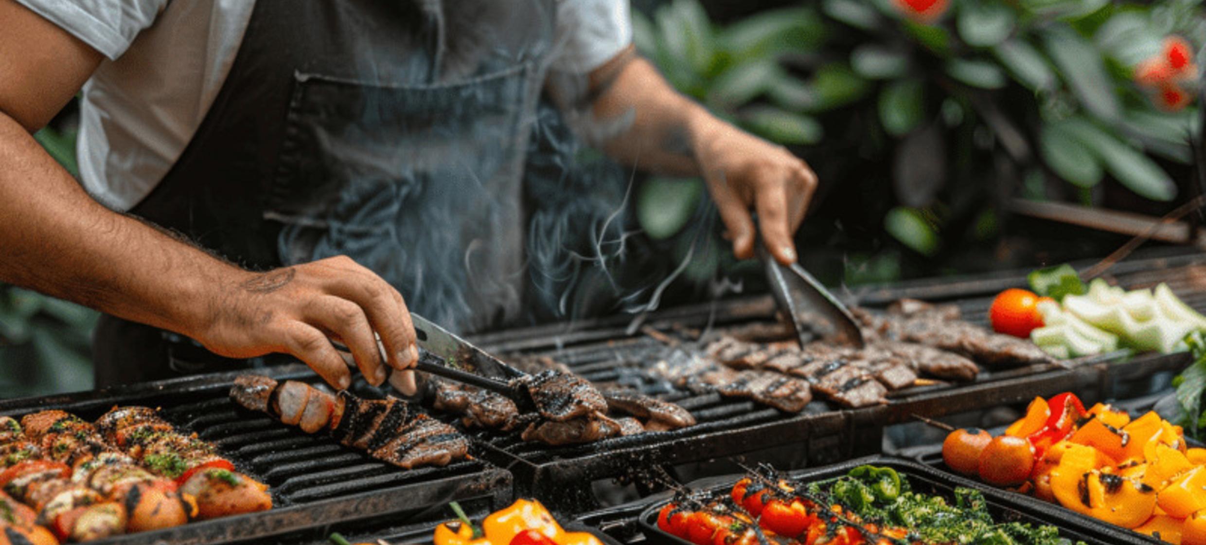 BBQ - MIT LIVE COOKING AUF DER TERRASSE in Stadthotel am Römerturm / Köln 1