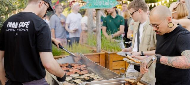 Sommerfest mit BBQ in Planten un Blomen in Park Café Planten un Blomen / Hamburg 3