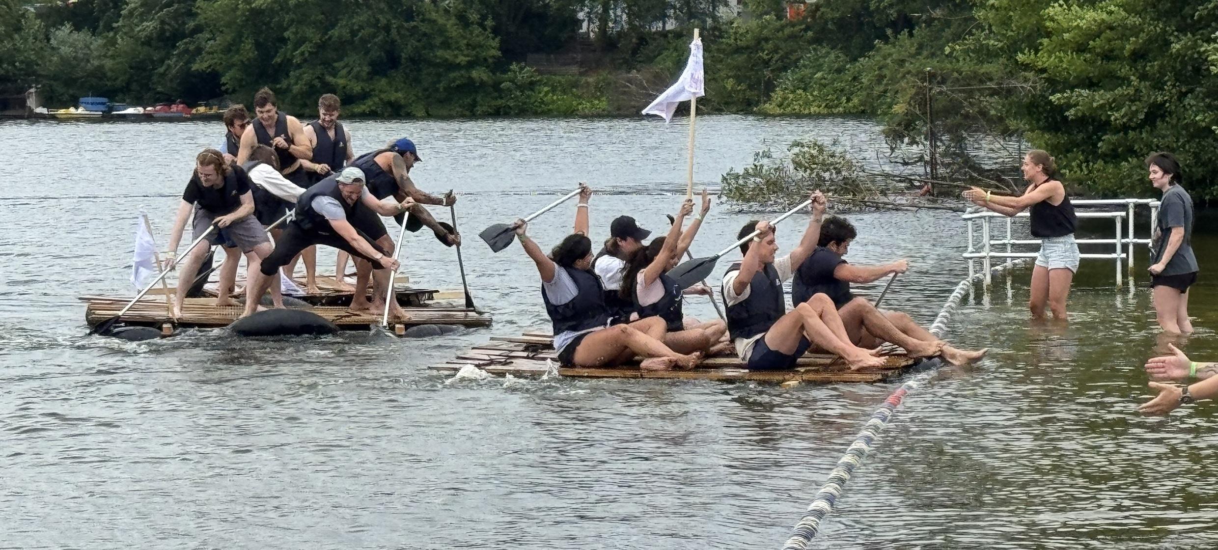 Teambuilding Floßbau 4