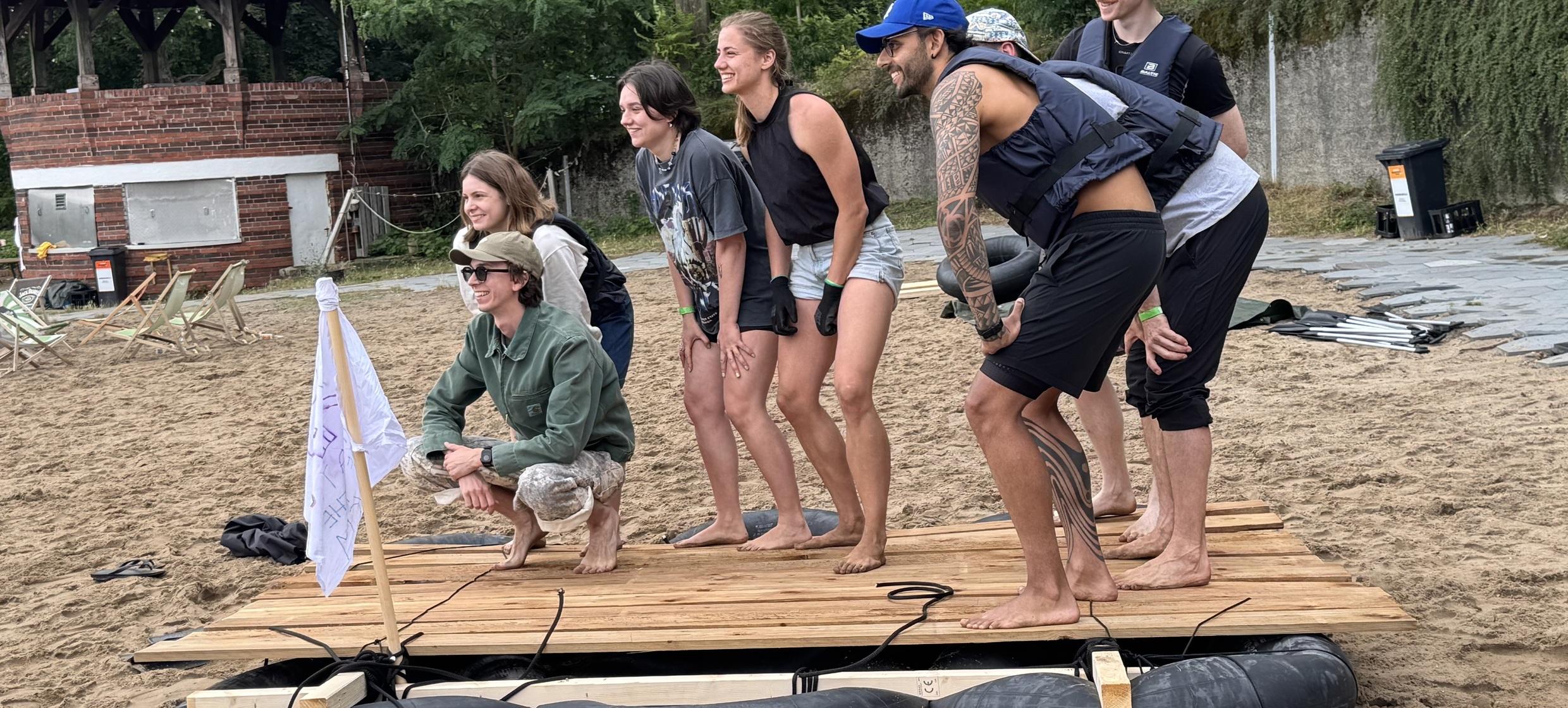 Teambuilding Floßbau 5