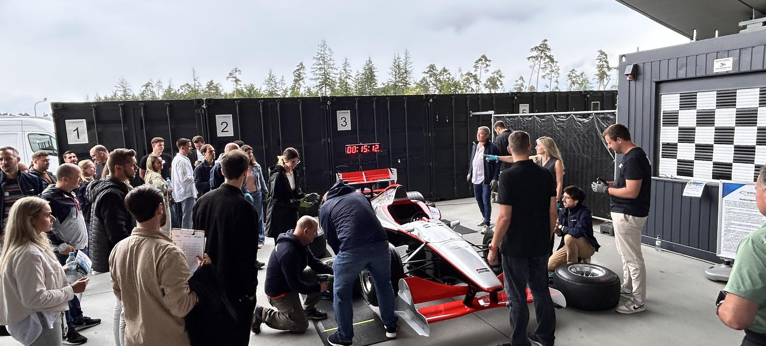 Formel 1 Pitstop-Challenge in Hockenheimring Baden-Württemberg / Hockenheim 1