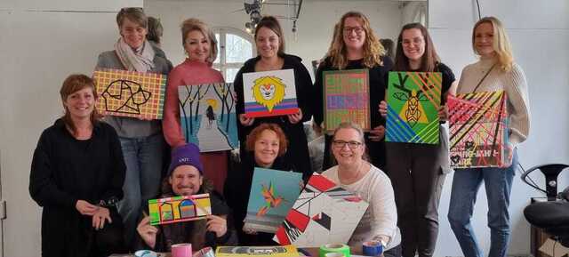 Tape Art-Workshop in Zeitreisen 3