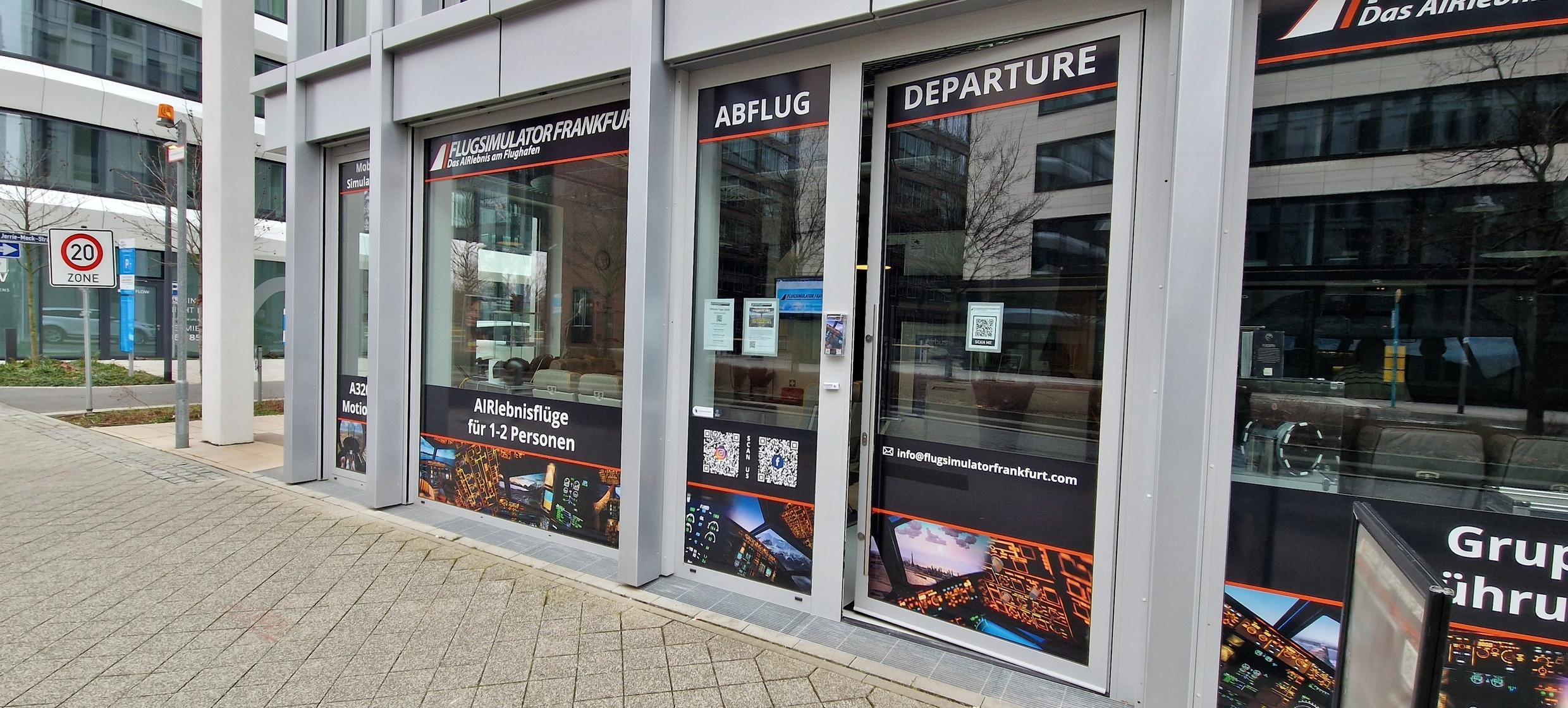 Team Event Flugsimulator in Flugsimulator Frankurt AIRlebnis-Flug 1