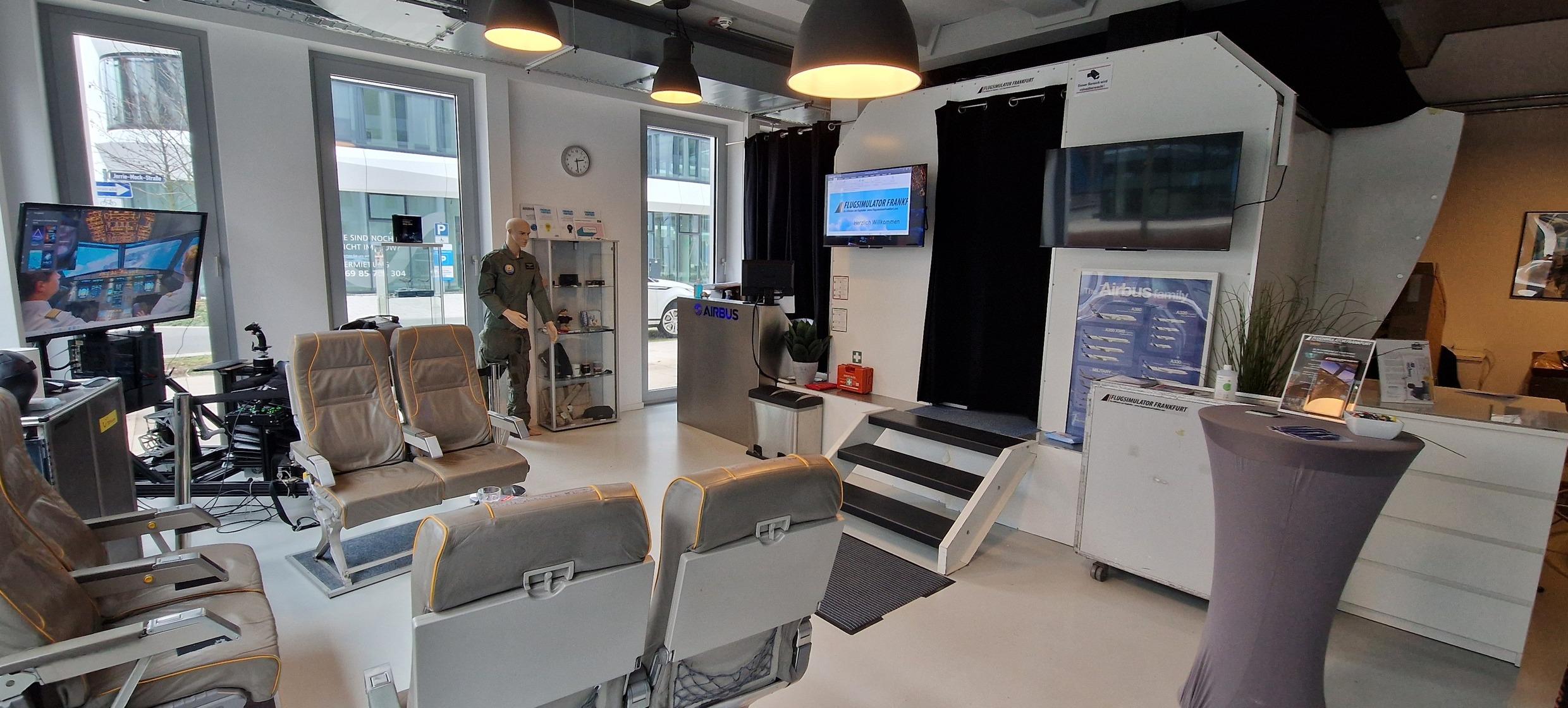 Weihnachst-Dinner im Flugsimulator Frankfurt 2