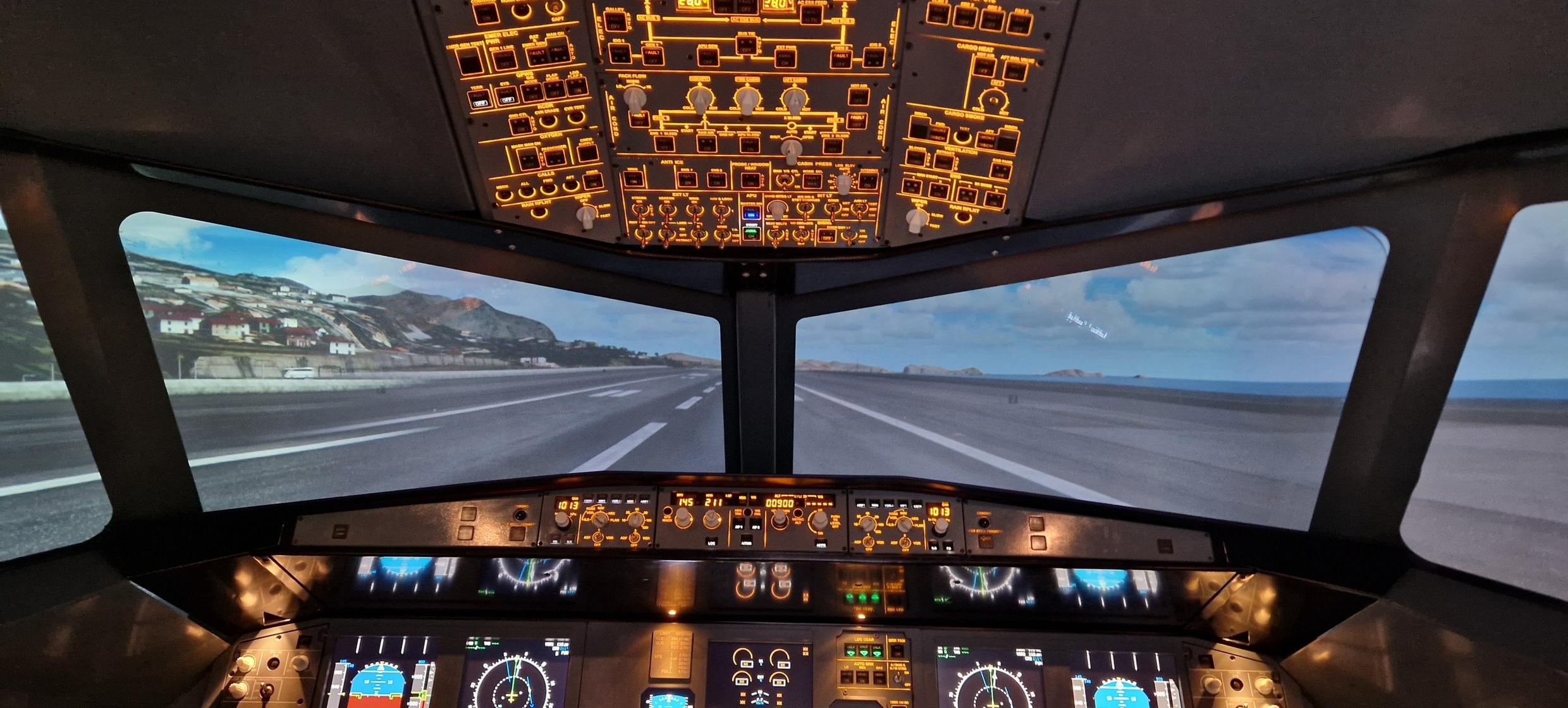 Workshop Fliegen für Gruppen in Flugsimulator Frankurt AIRlebnis-Flug 1