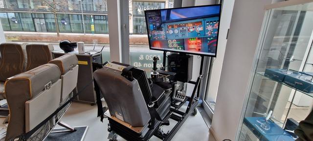 Glühwein-Fliegen im Flugsimulator in Flugsimulator Frankurt AIRlebnis-Flug 7