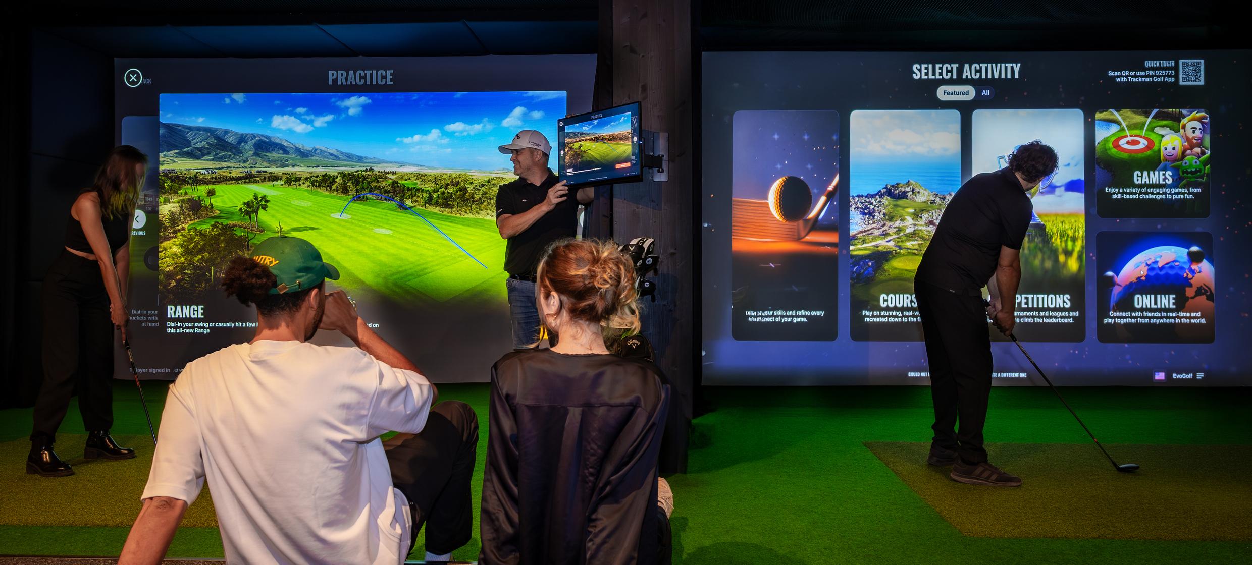 Team-Challenge I Virtual Golf Games, Pizza & Drinks 2