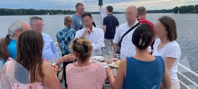 Team Event auf der Spree auf der MS Saga in MS Saga / Berlin 2