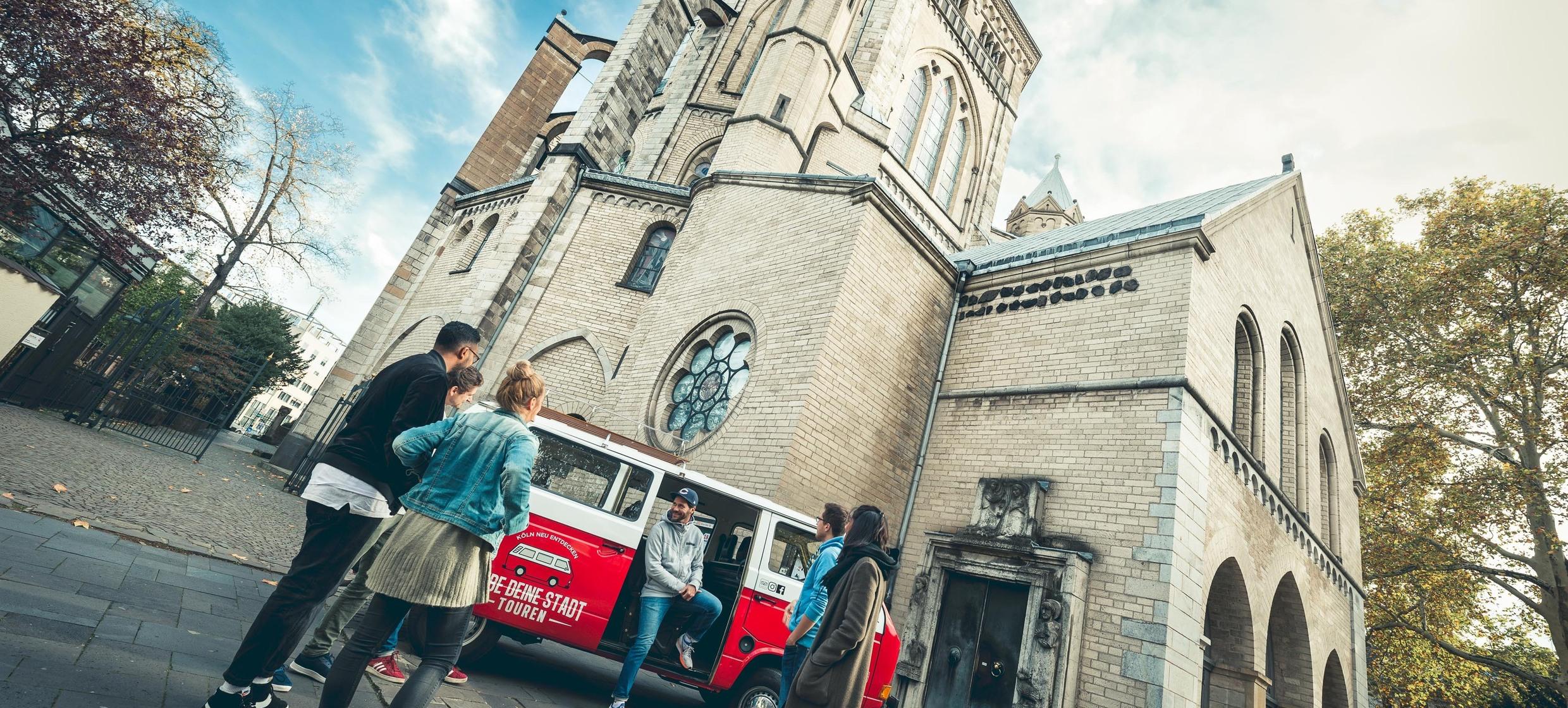Teamevent im Oldtimer Bulli (1. Kölle Total (2,5h), 2. Kölle Kompakt (3,5h), XMA in Liebe Deine Stadt Touren 1