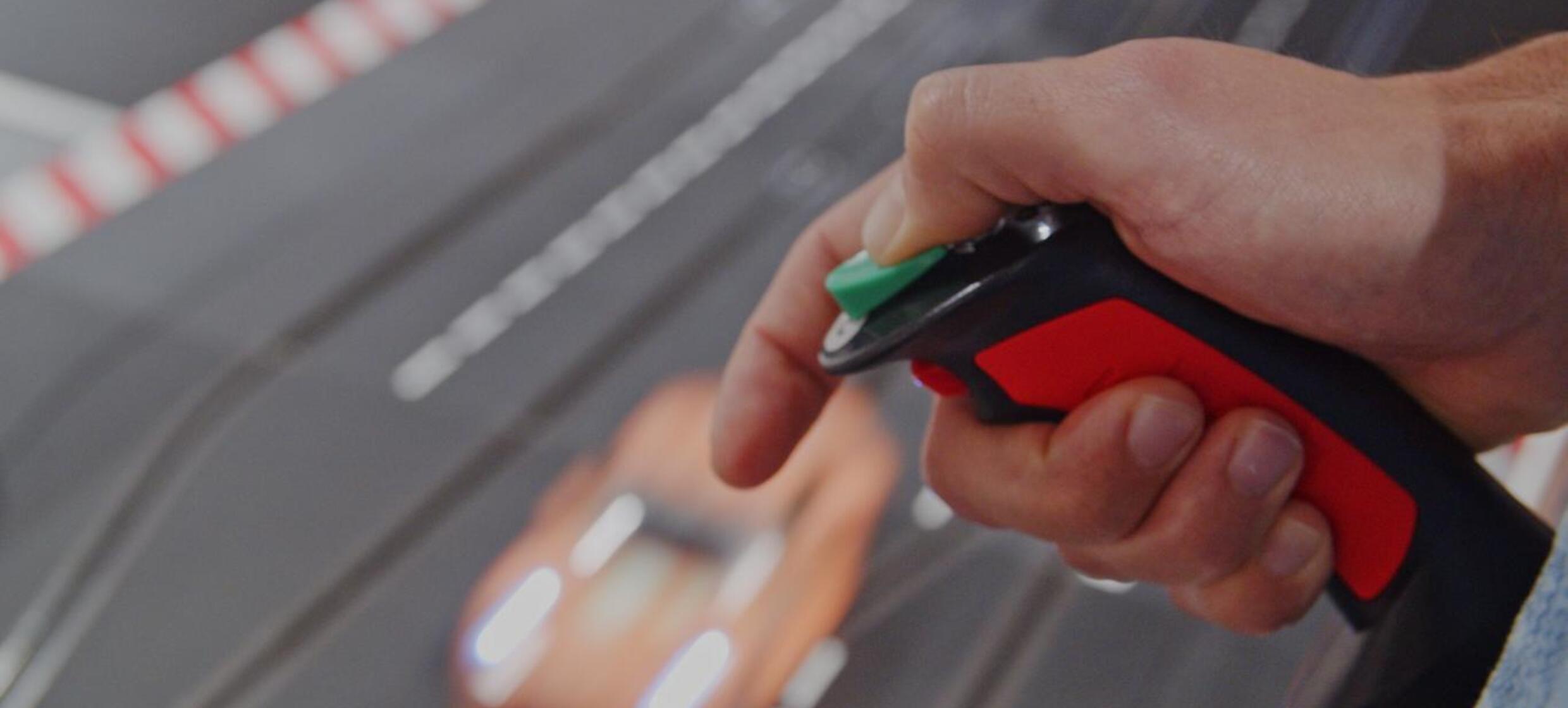 Carrera-Rennbahn im Logenhaus 2