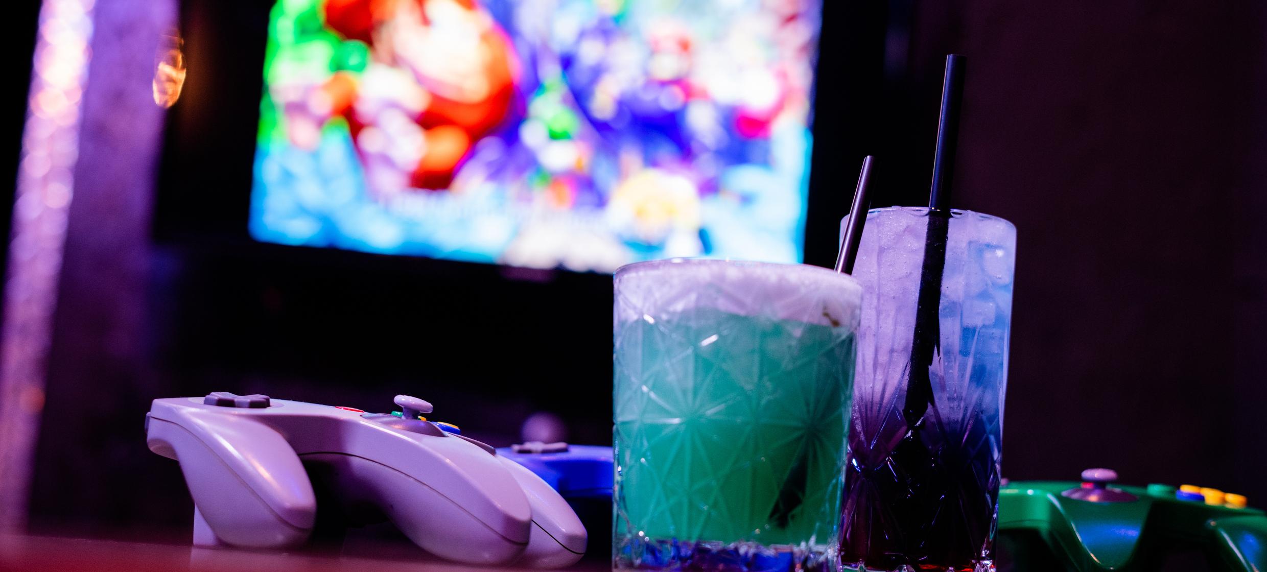 Games, Drinks & Burger im Lost Level 3