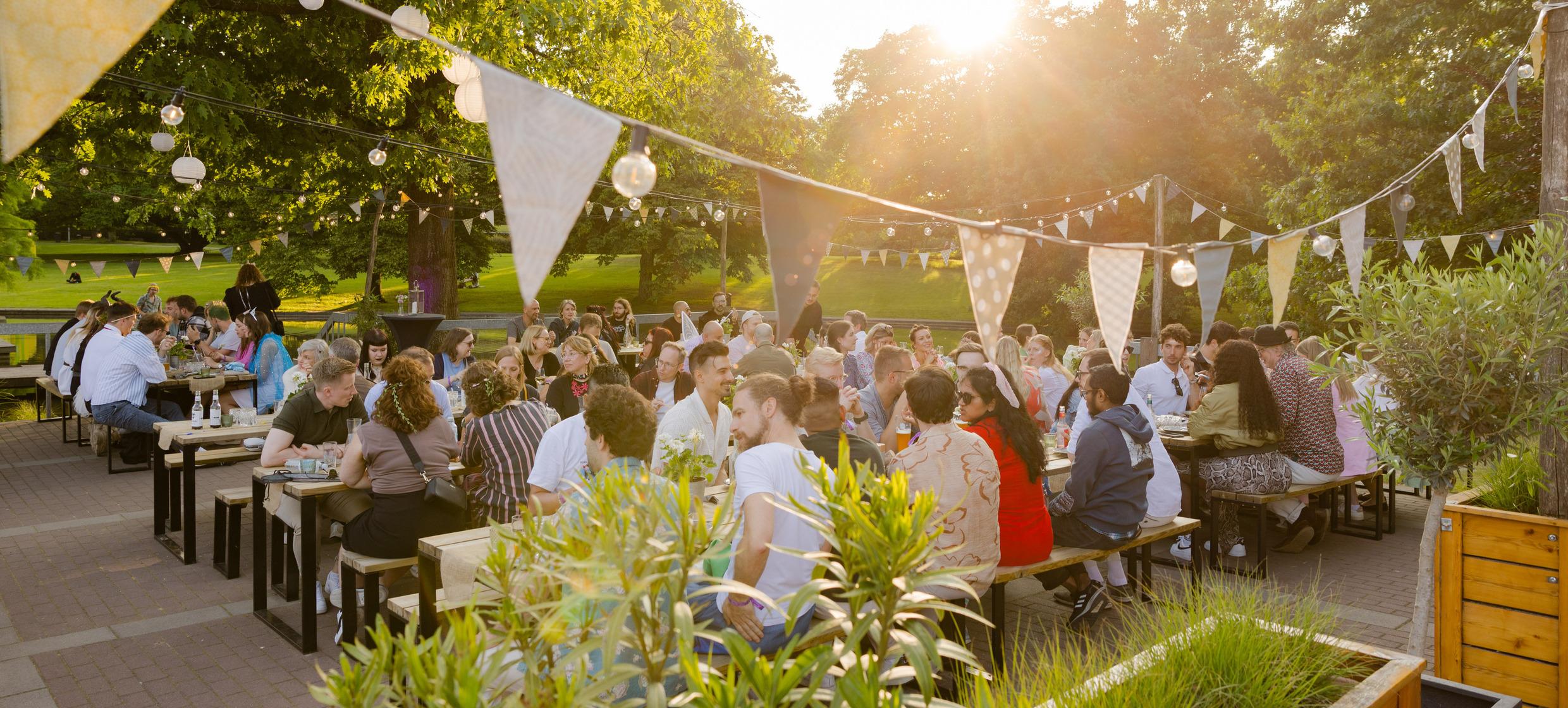 Networking-Frühstück in Planten un Blomen in Park Café Planten un Blomen / Hamburg 1