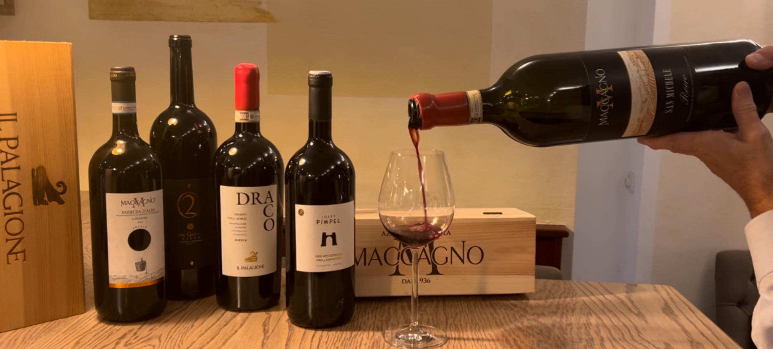 Weinprobe in der ROSE Wein-Brasserie, direkt vom kleinen familiengeführten Weingut in Rose Wein-Brasserie / München 1