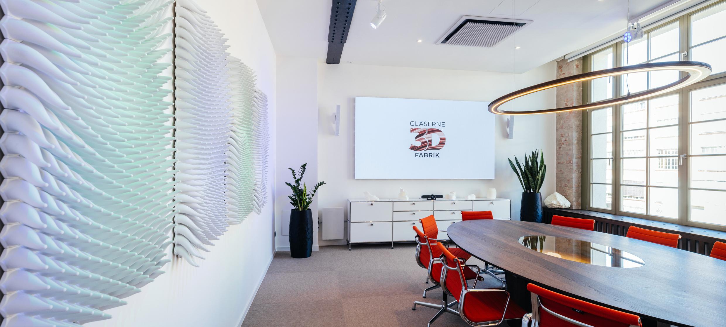 Gläserne 3D Fabrik Konferenzraum 2