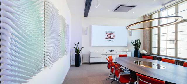 Gläserne 3D Fabrik Konferenzraum in Leipzig 2