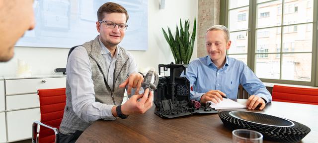 Gläserne 3D Fabrik Konferenzraum in Leipzig 3