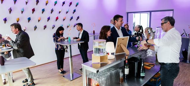 Gläserne 3D Fabrik Bistro in Leipzig 2