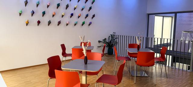 Gläserne 3D Fabrik Bistro in Leipzig 3