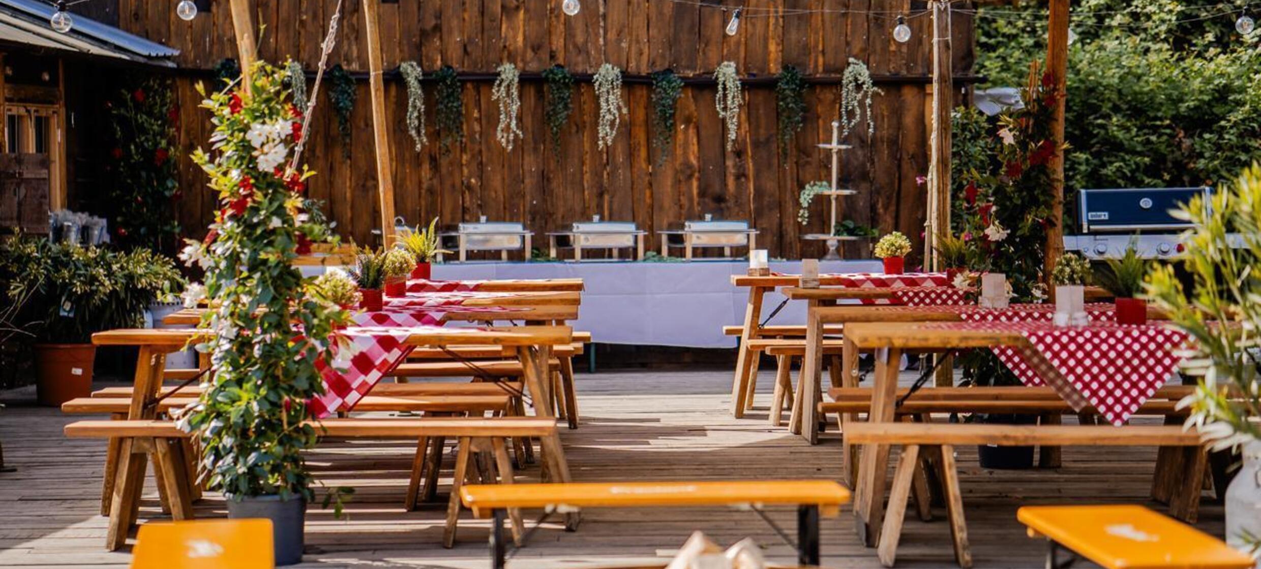 Sommerfest in der Schwarzen Heidi Fonduehütte in Schwarze Heidi Fonduehütte / Berlin 1