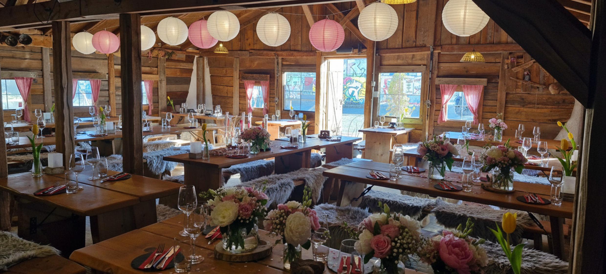 Hochzeitsfeier in der Schwarzen Heidi Fonduehütte 3