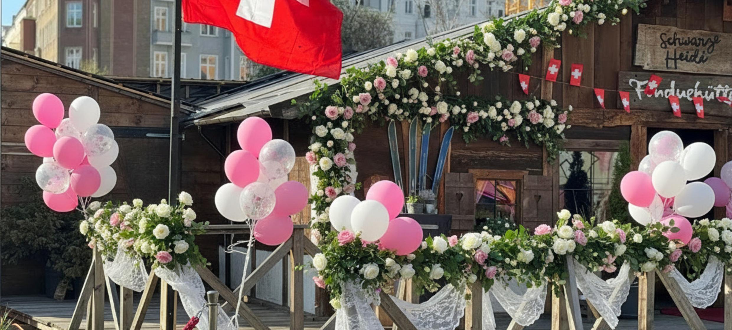 Hochzeitsfeier in der Schwarzen Heidi Fonduehütte 4