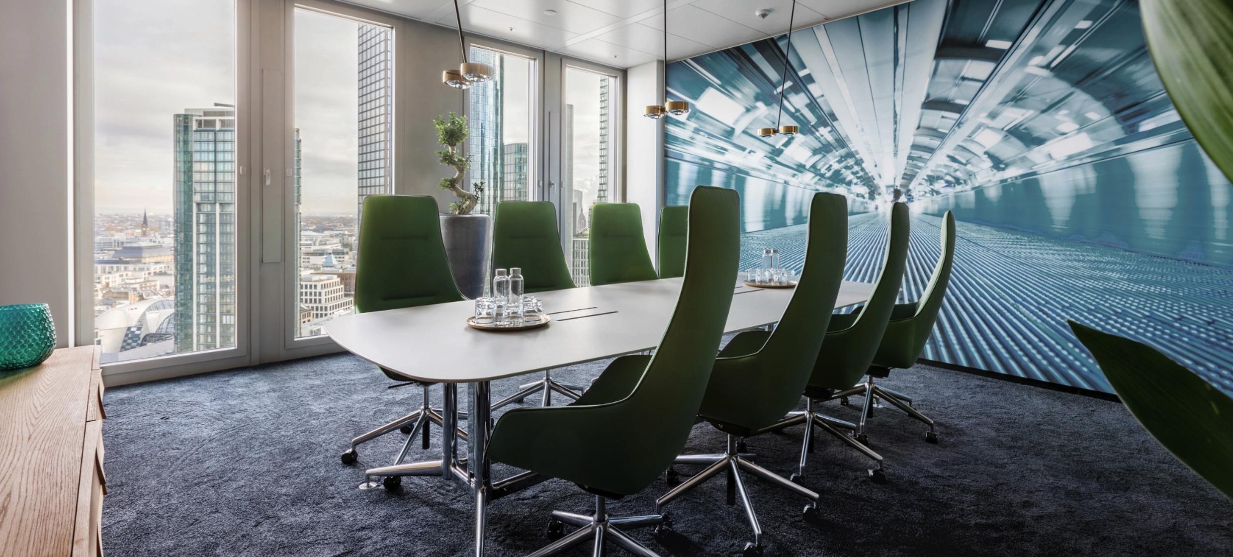 Ihr Meeting mit einer spektakulären Aussicht im Frankfurt Marienturm in CONTORA Office Solutions Frankfurt Marienturm / Frankfurt 1