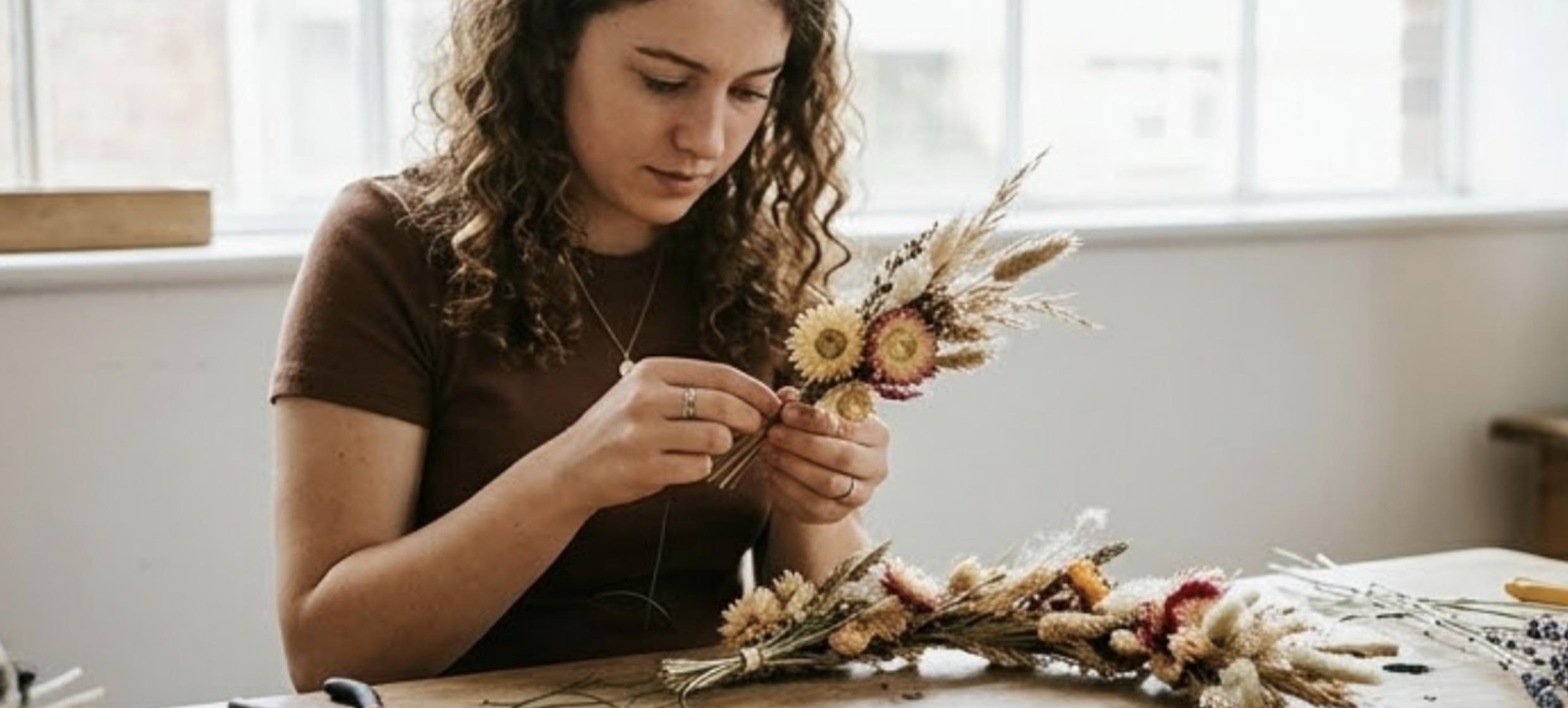 Trockenblumenworkshop in Seventh Studios 2