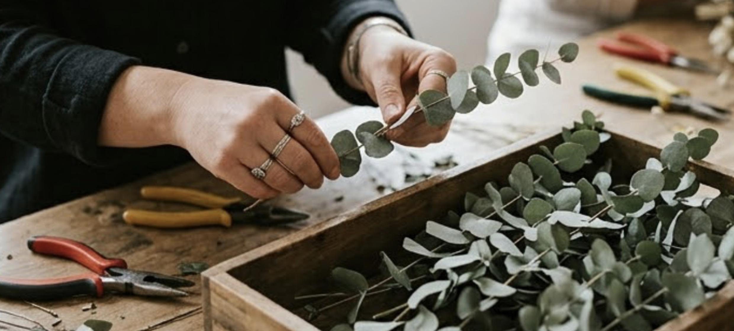 Trockenblumenworkshop in Seventh Studios in Seventh Studios / Köln 1