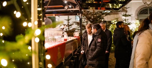 Weihnachtsfeier mit Glühweinempfang  in Brauhaus am Schloss / Regensburg 2