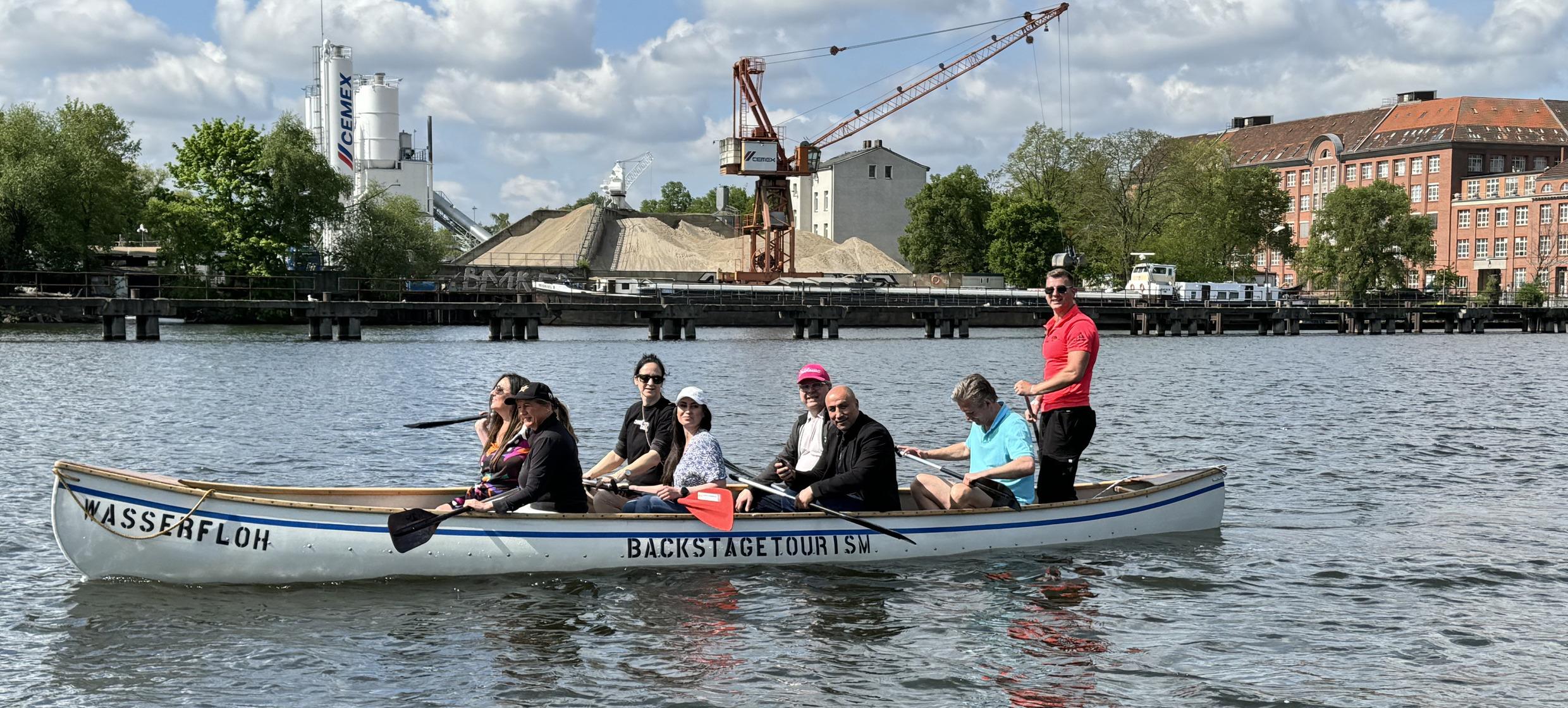 Teamevent in Berlin - Kanutour im Mannschaftskanadier 3