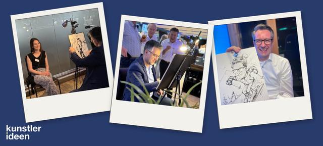 Schnellzeichner als interaktives Event-Highlight in Agentur André Beck – Künstler & Showkonzepte 6