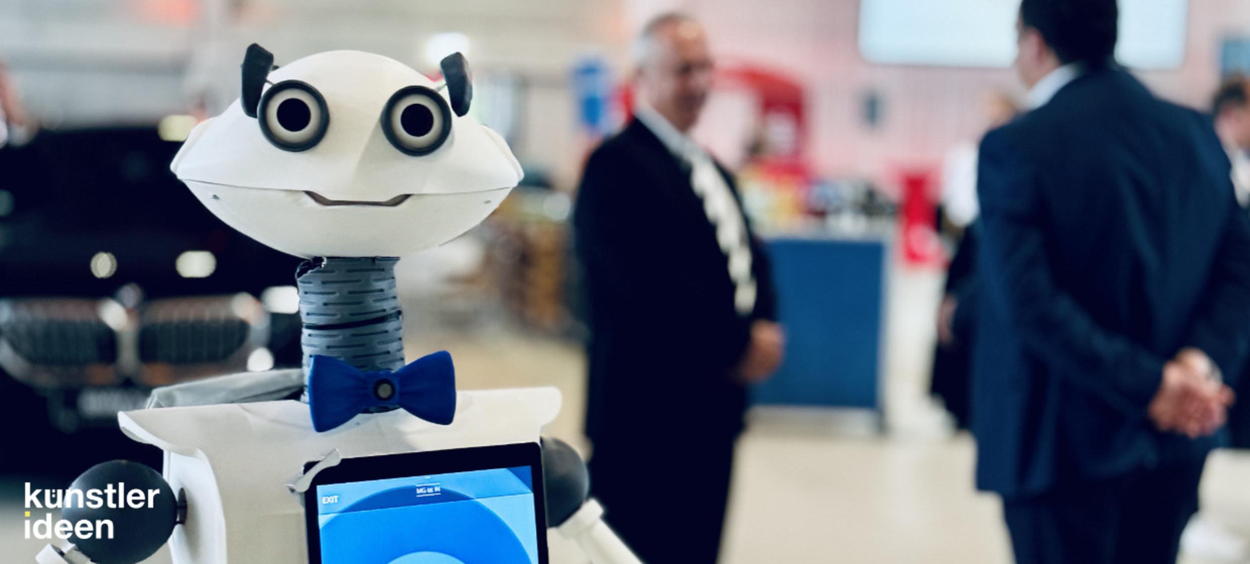 Futuristischer Event-Roboter als Messehighlight 2