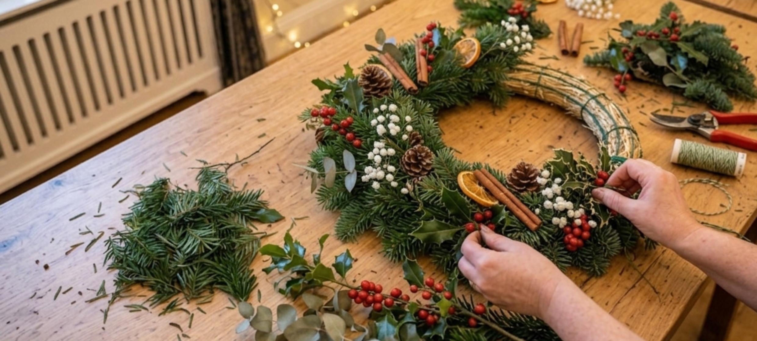 Adventskranz binden – Logenhaus Berlin 2