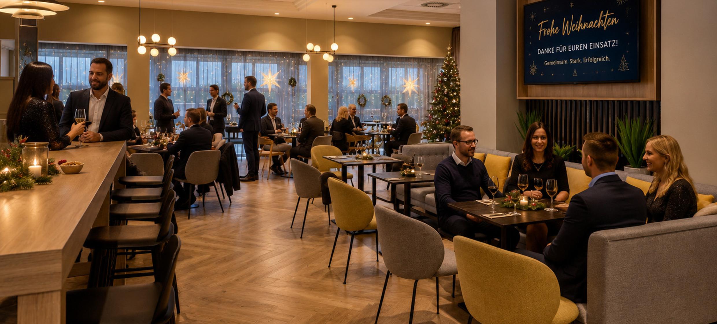 Weihnachtsfeier im Courtyard by Marriott Magdeburg