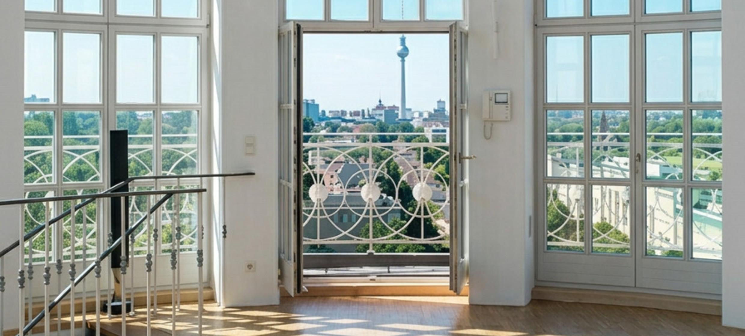 Lounge im Frankfurter Turm - Der Kuppelraum als Meetingraum