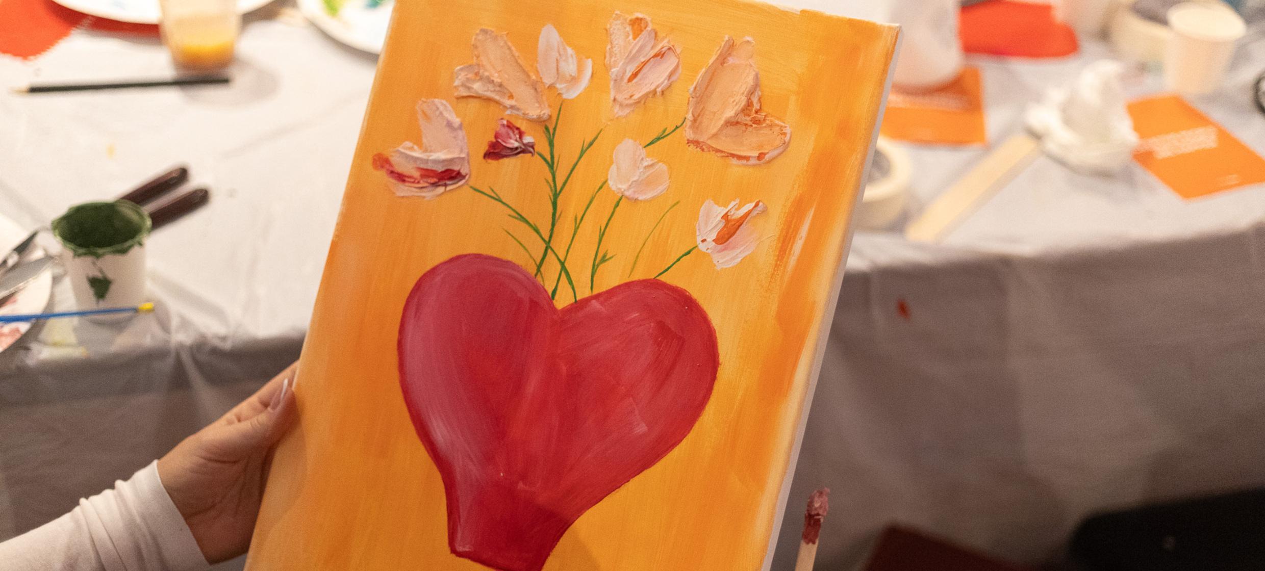 Sip&Paint im PaintNow: 3D-Strukturpaste 5