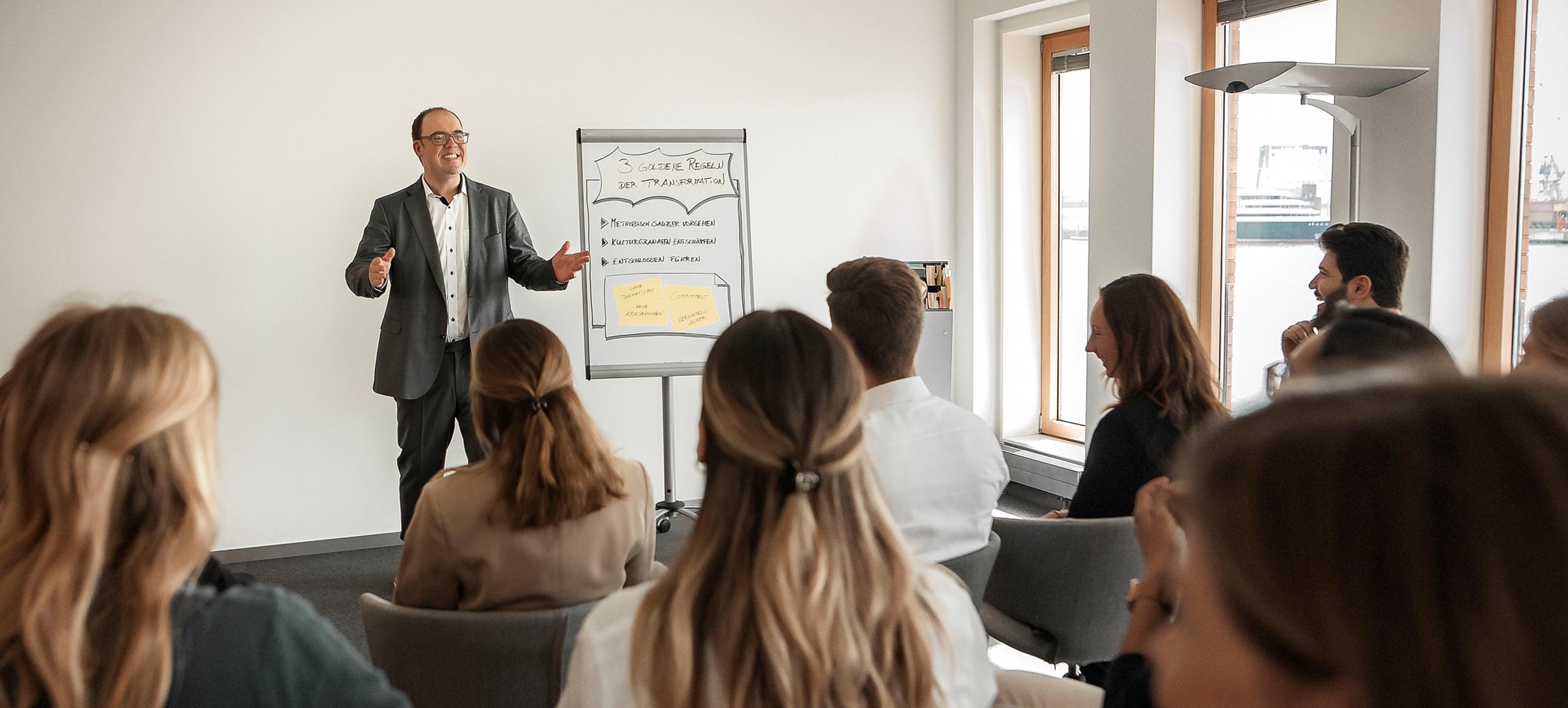 Leadership Offsite in den Seminarräumen Holzhafen Hamburg