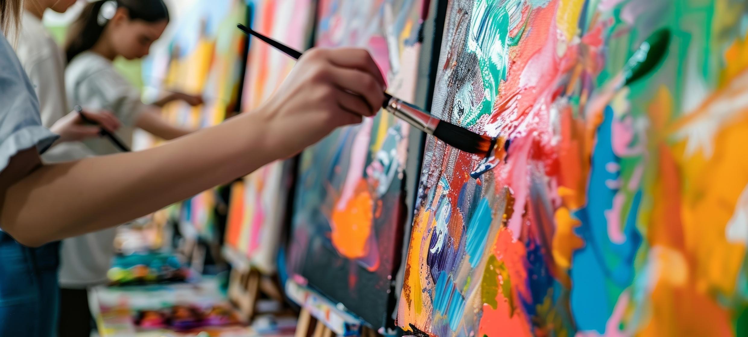 Gemeinsames Acryl-Kunstwerk