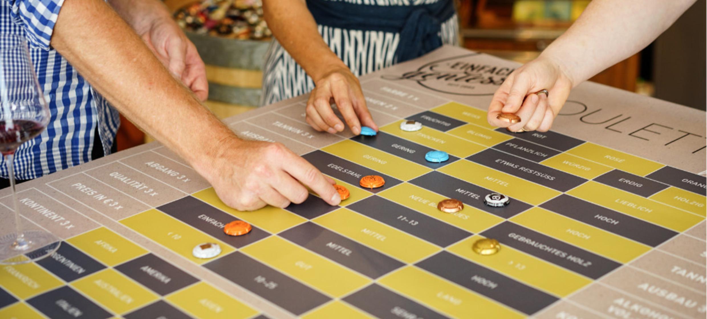 Kommunikatives Weinroulette in Einfach genießen / München 1