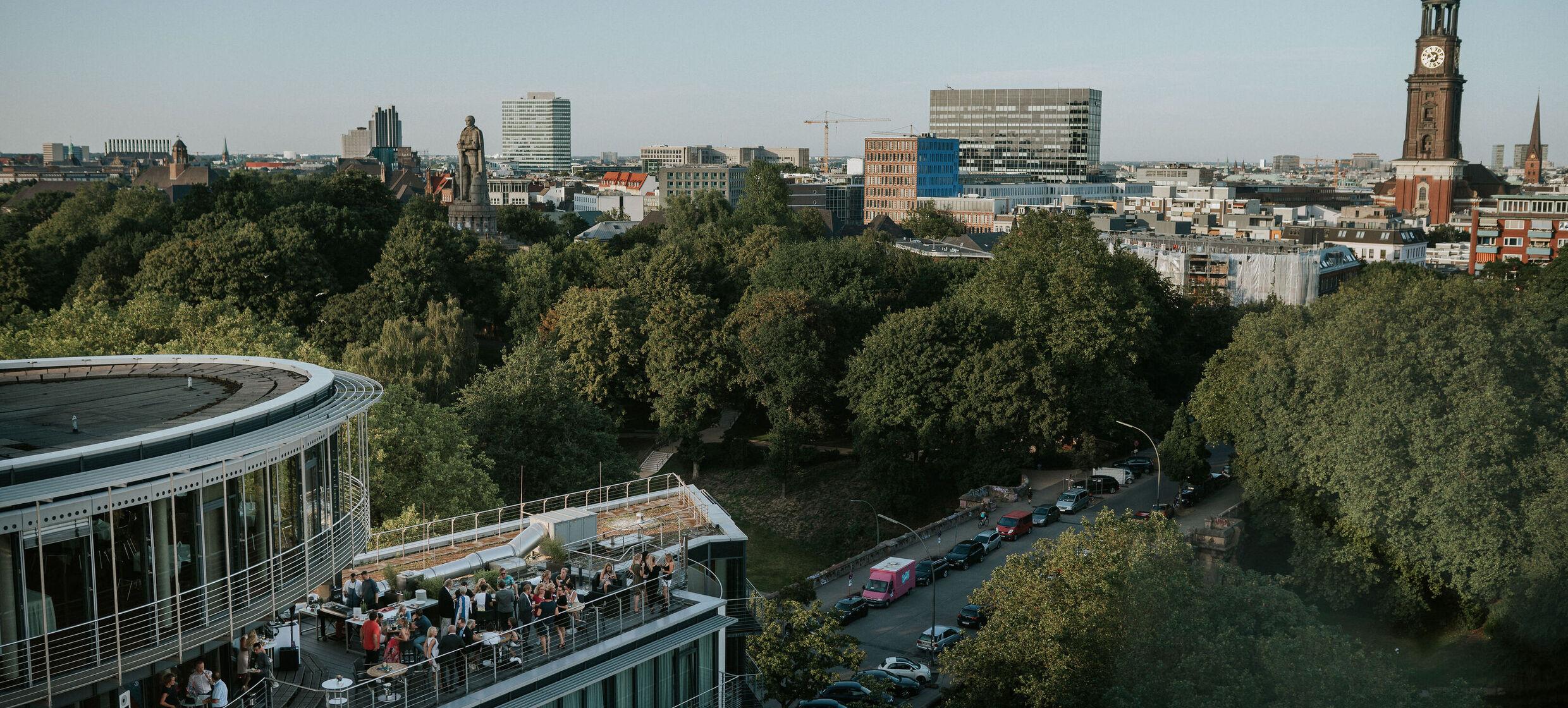 Barbecue auf privater Dachterrasse mit Elbblick 4