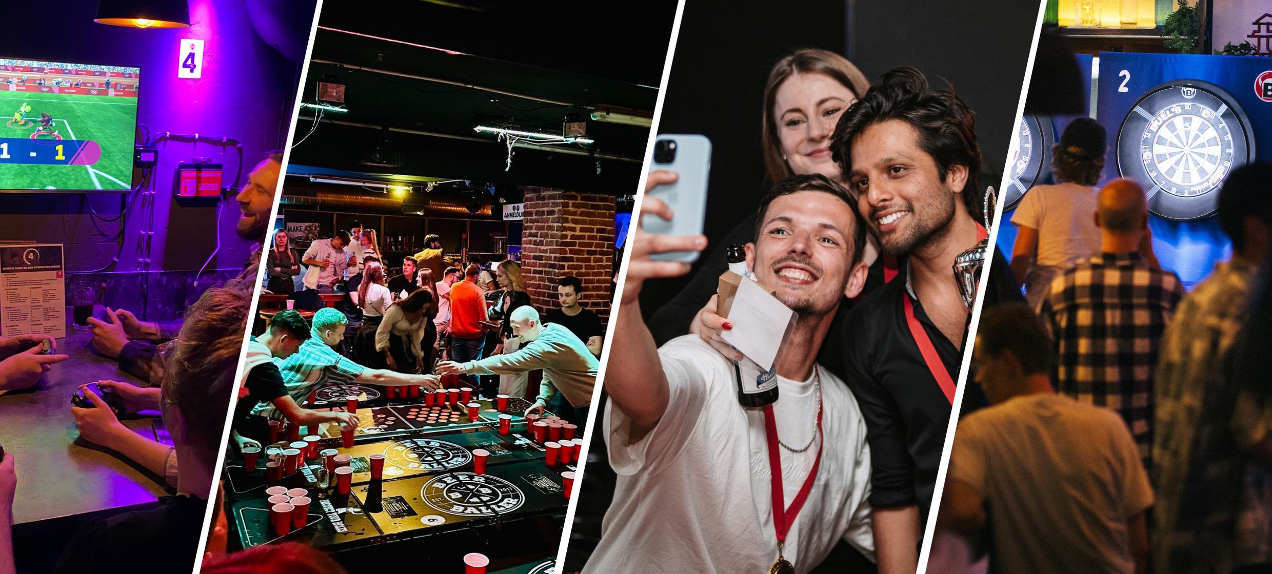 Social Gaming: Dart, Beer Pong, Bingo, Gaming, Kicker, Kneipenquiz & Schocken in Stadtliebe Events Köln 1