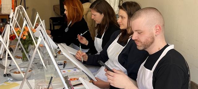 Sip & Paint Your Colleague Team Building in Berlin PaintNow in PaintNow / Berlin 6