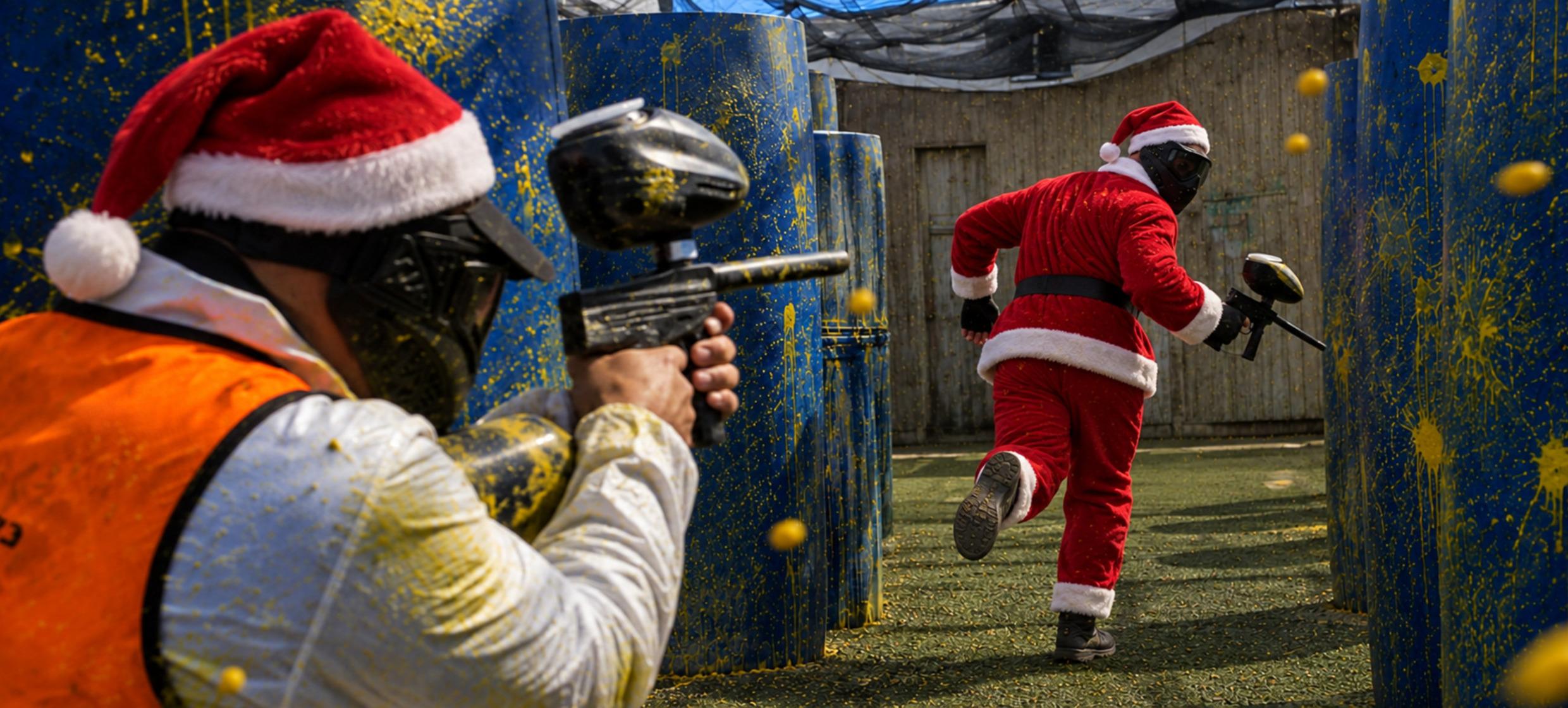 Weihnachtsfeier Paintball 6