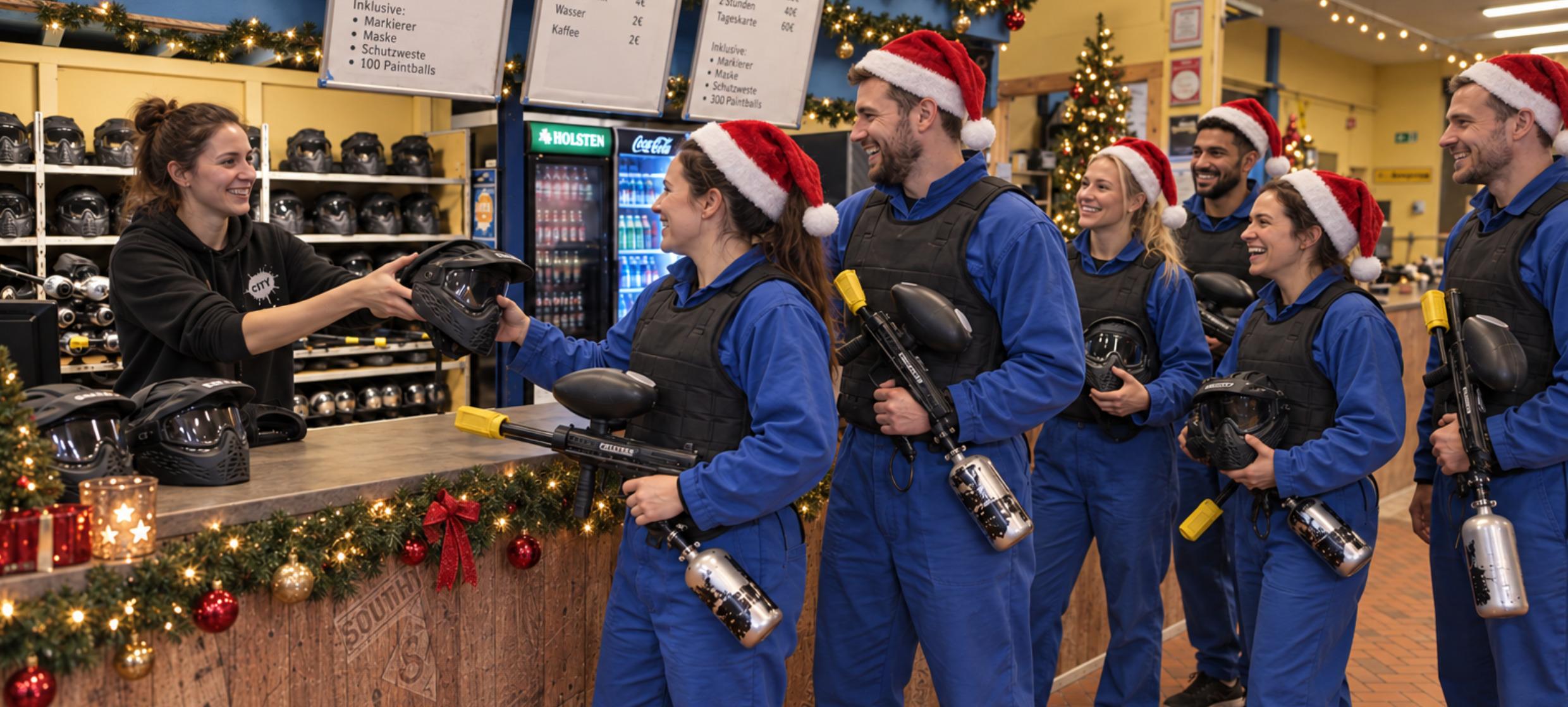Weihnachtsfeier Paintball 3