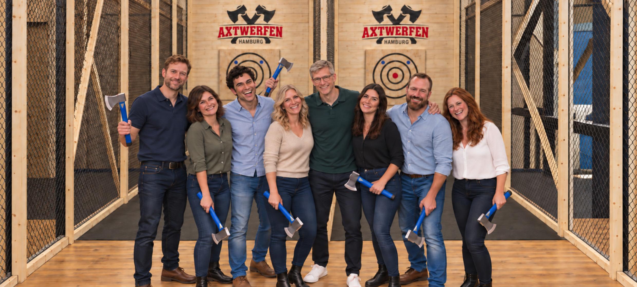 Teambuilding Axtwerfen