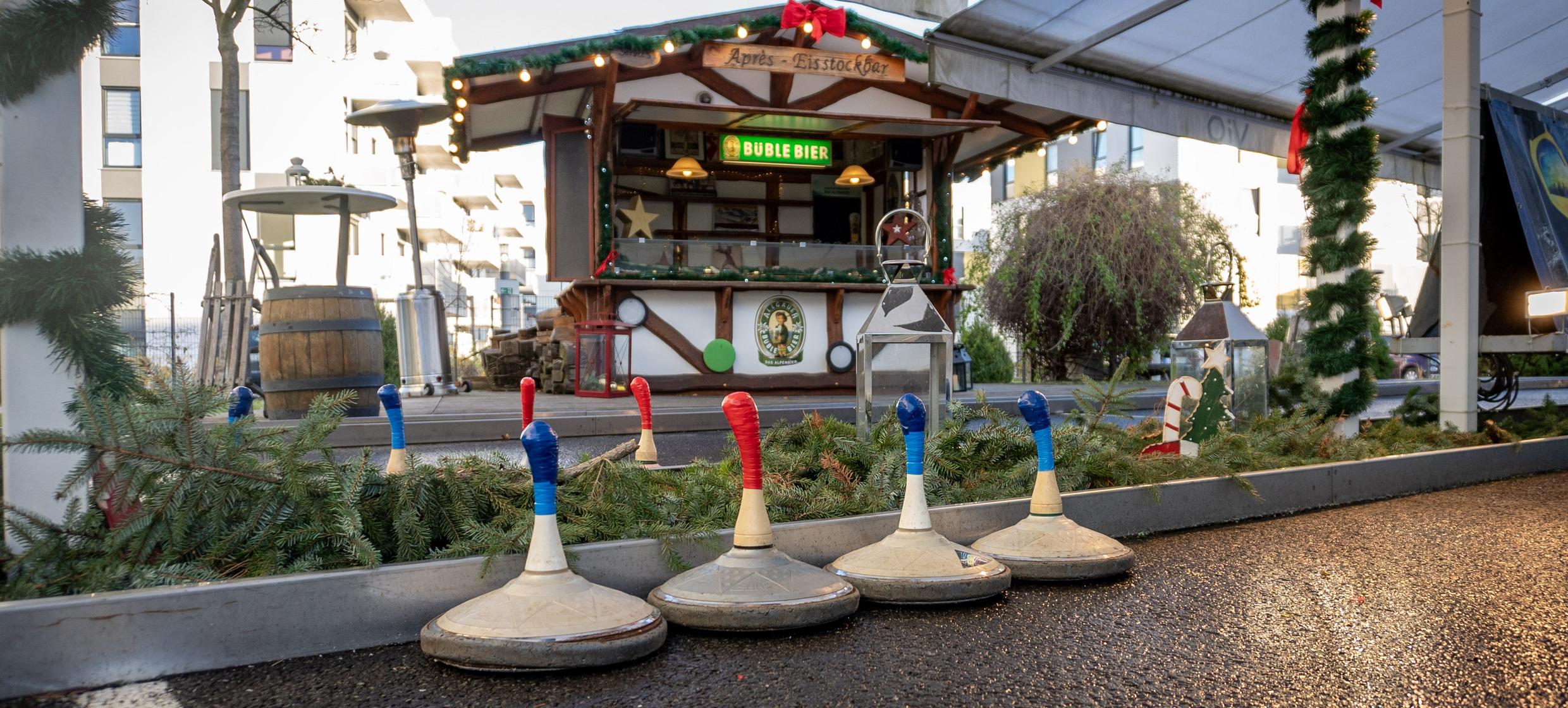 Weihnachtsfeier mit Eisstockschießen 3