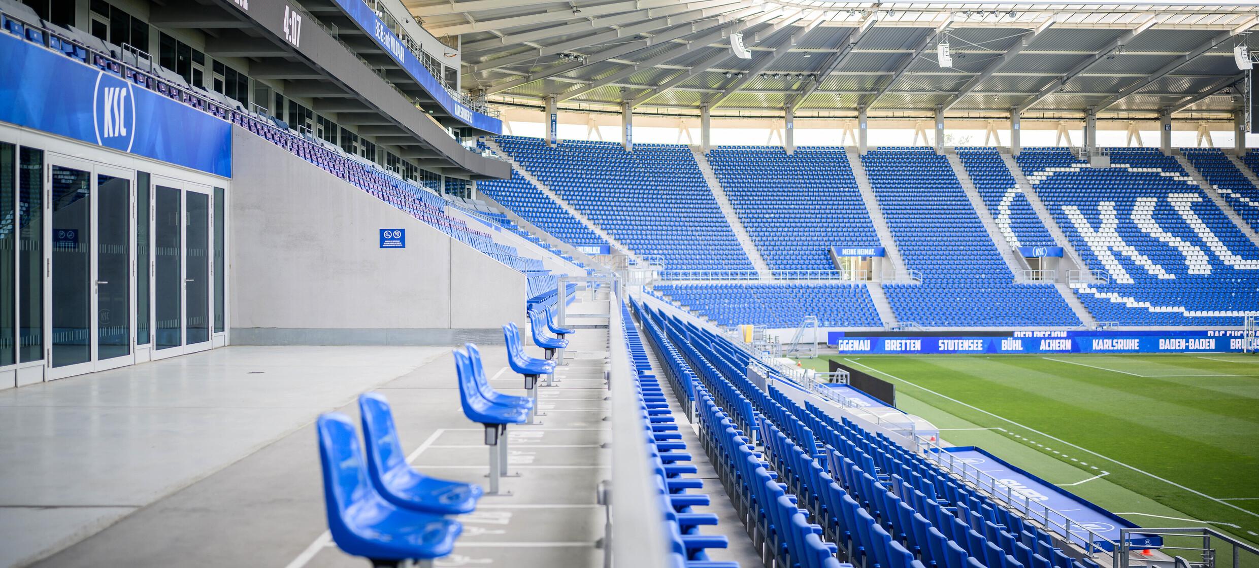 Stadiontour in BBBank Wildpark / Karlsruhe 1