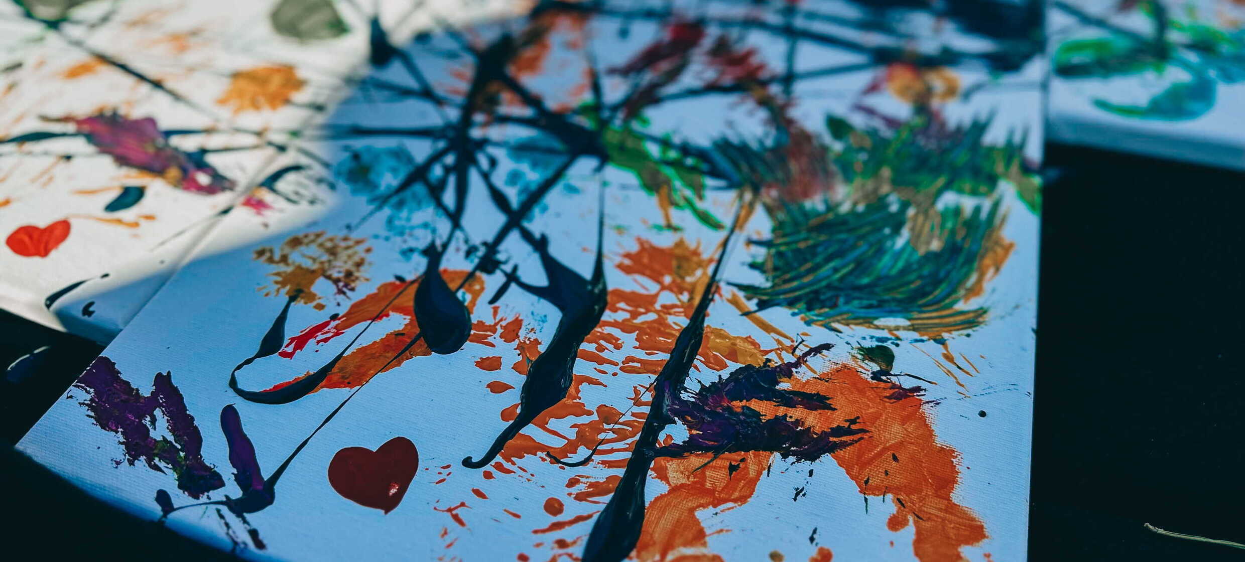 Action Painting – Kreatives Teambuilding & Teamzeit im Harz in Waldatelier / Clausthal-Zellerfeld 1