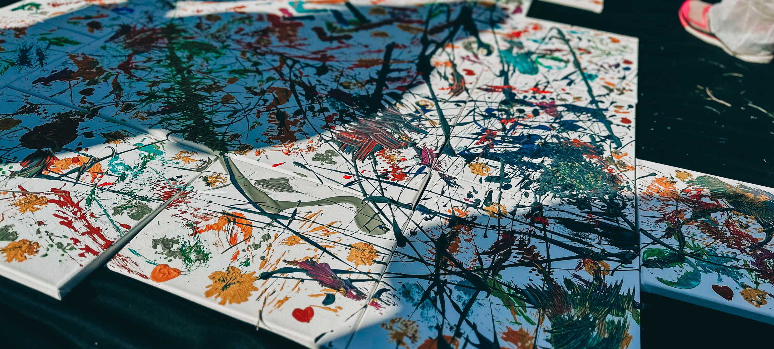 Action Painting – Kreatives Teambuilding & Teamzeit im Harz 2